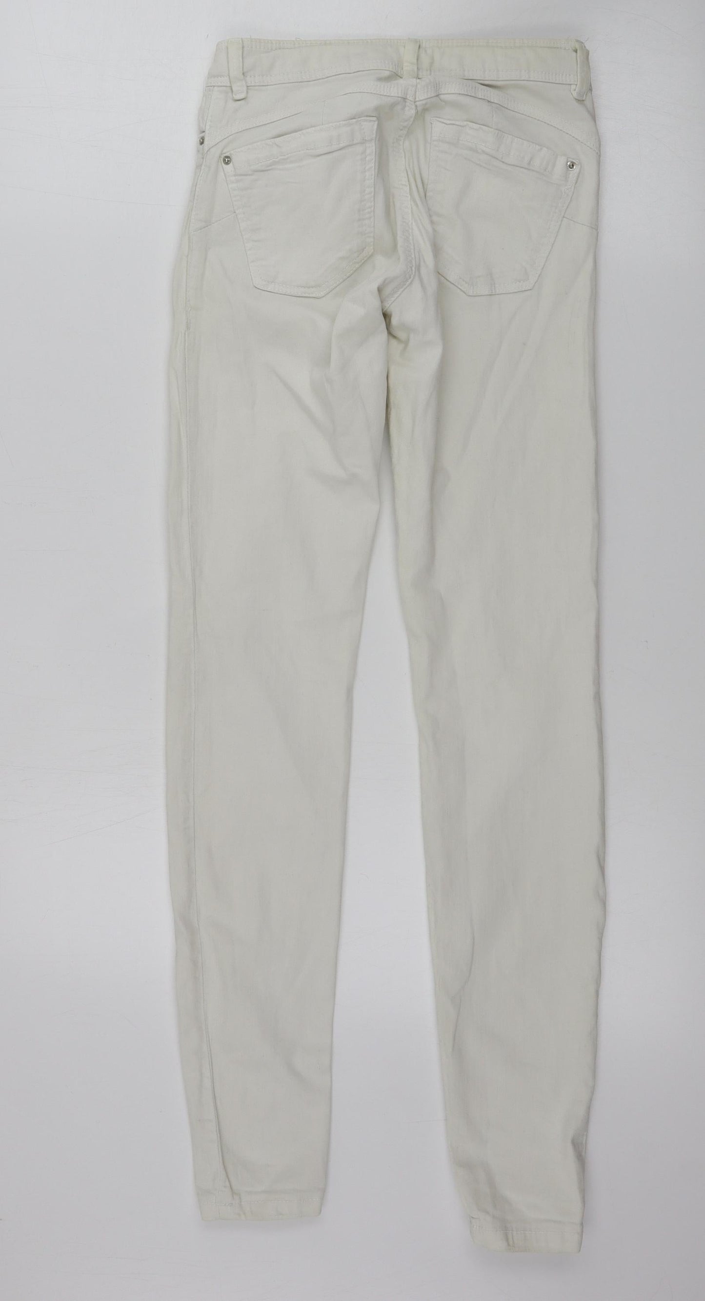 Bershka  Womens White   Skinny Jeans Size 26 in L26 in