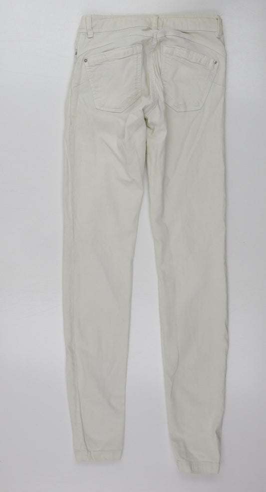 Bershka  Womens White   Skinny Jeans Size 26 in L26 in