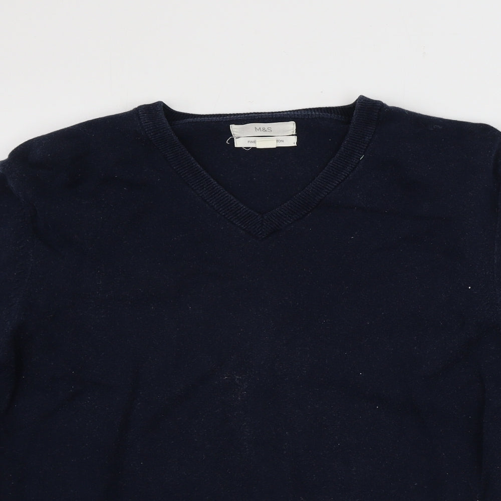 Marks and Spencer  Mens Blue   Pullover Jumper Size M