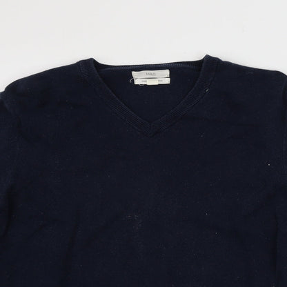 Marks and Spencer  Mens Blue   Pullover Jumper Size M