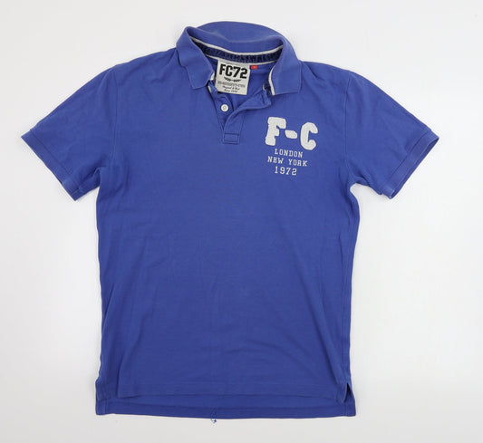 SEVENTY TWO  Mens Blue    Polo Size S