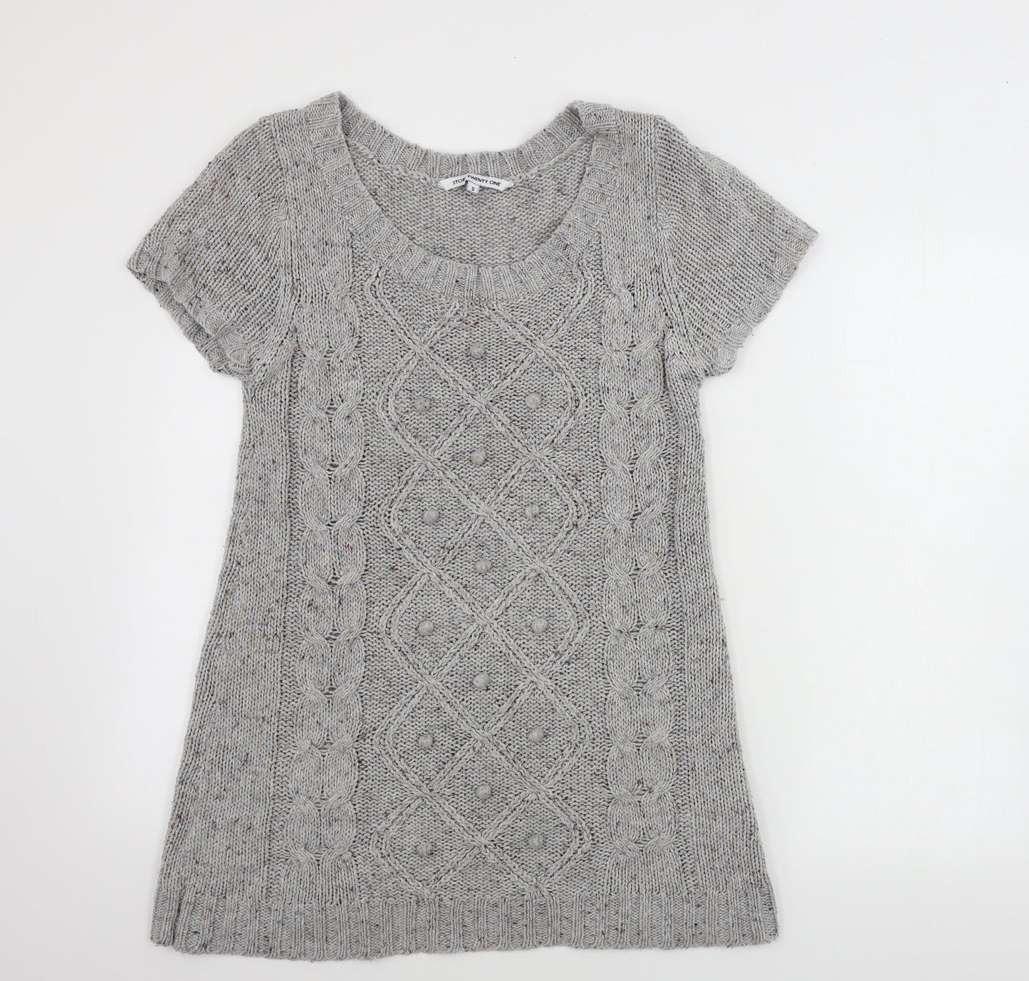 Womens UK Size S store twenty one Grey Pullover Jumper