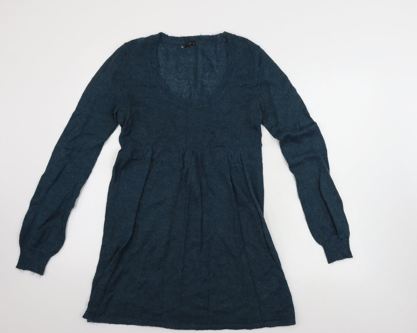 Womens UK Size 10 Topshop Green Pullover Jumper