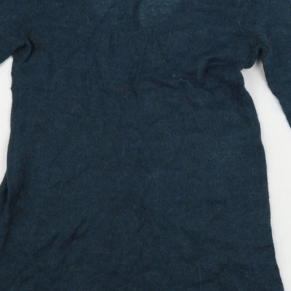 Womens UK Size 10 Topshop Green Pullover Jumper