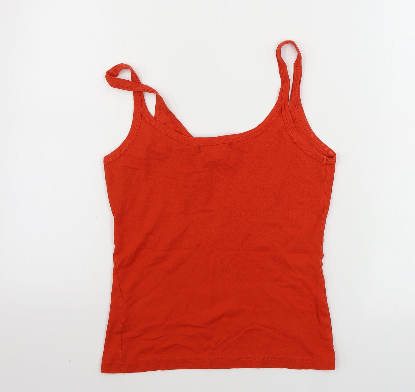Womens UK Size 8 Peacocks Purple Basic Tank
