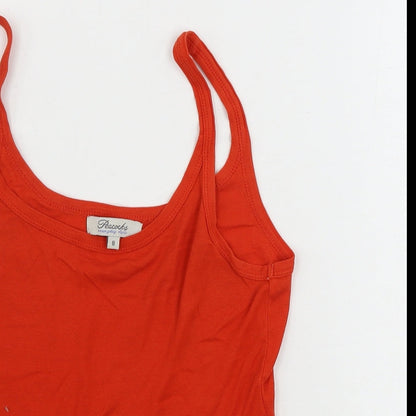 Womens UK Size 8 Peacocks Purple Basic Tank