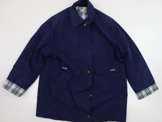Classics Womens Blue   Jacket Coat Size 16