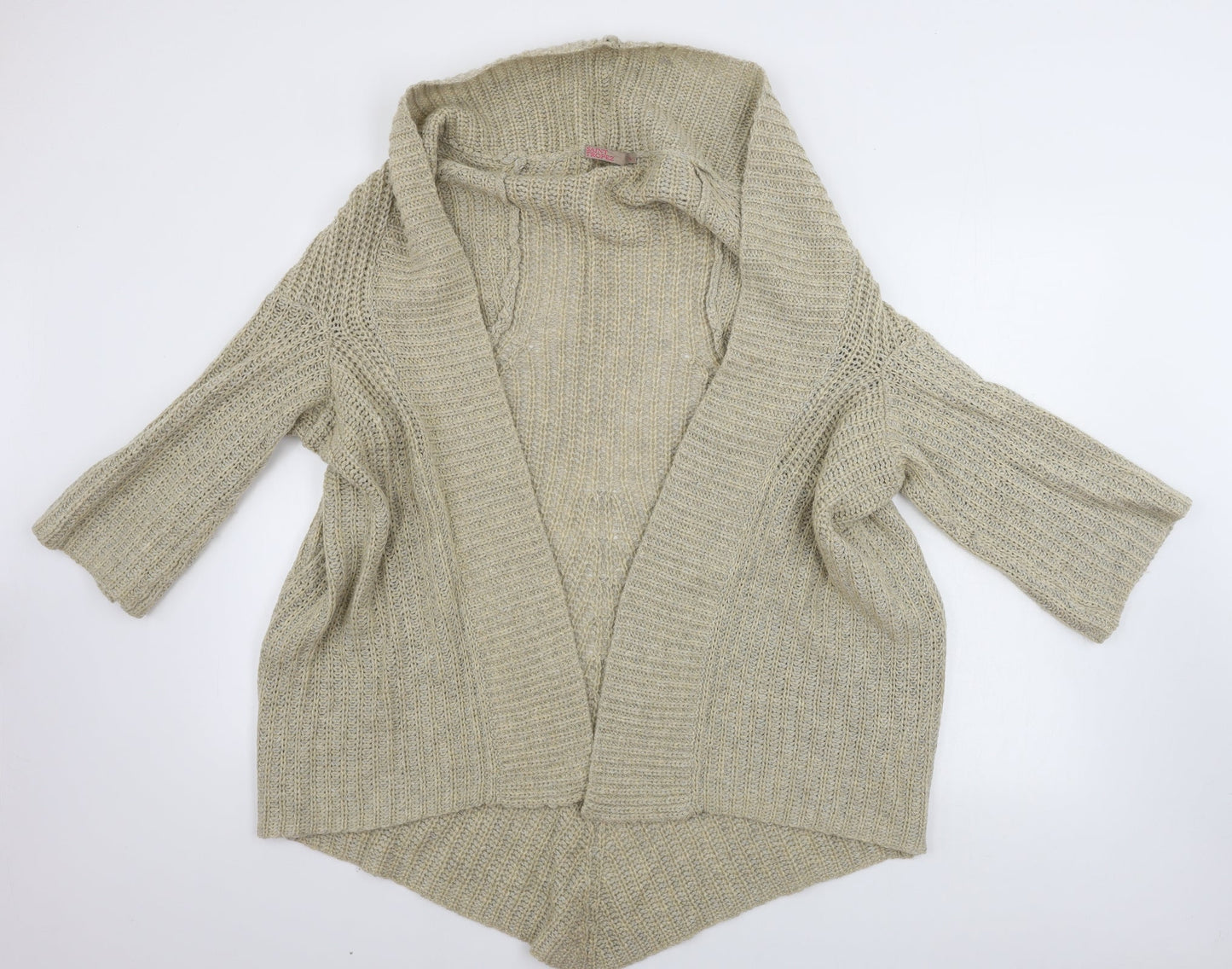 Womens UK Size L Saint Tropez Beige Cardigan Jumper