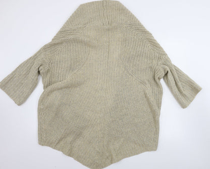 Womens UK Size L Saint Tropez Beige Cardigan Jumper