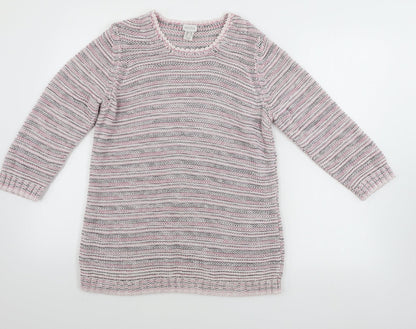 Womens UK Size 12 mona White Pullover Jumper