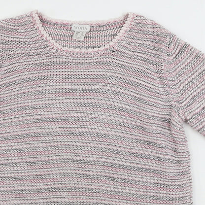Womens UK Size 12 mona White Pullover Jumper