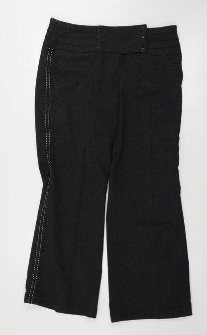Womens UK Size 14 Marks and Spencer Regular Fit  Grey Trousers