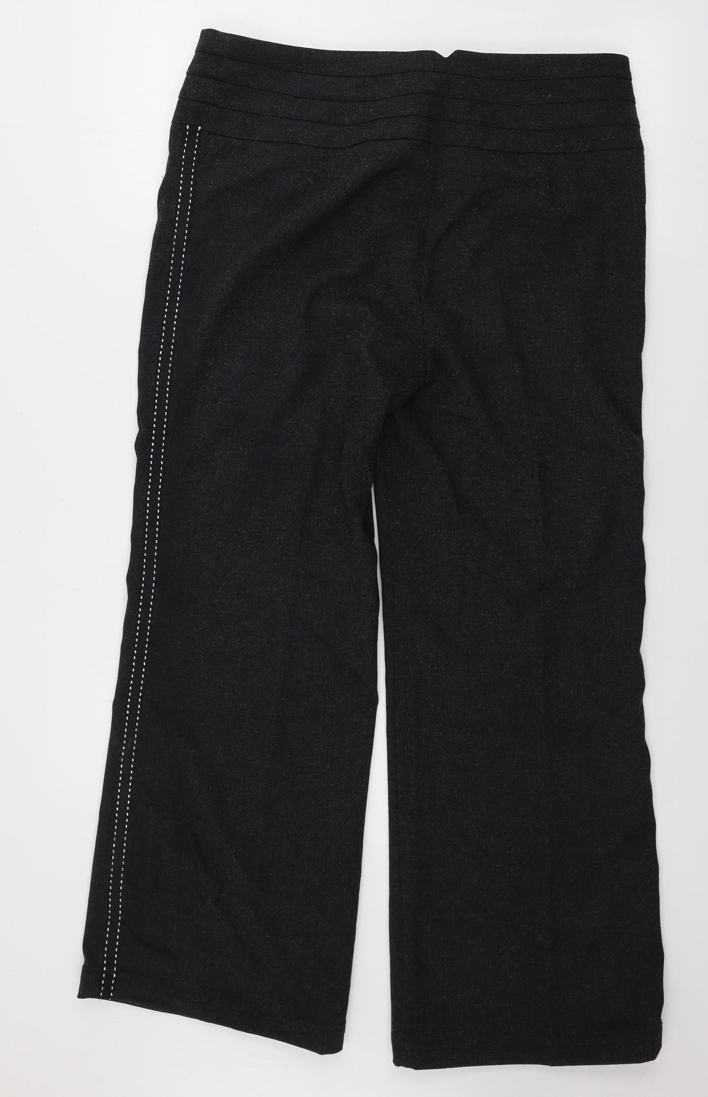 Womens UK Size 14 Marks and Spencer Regular Fit  Grey Trousers