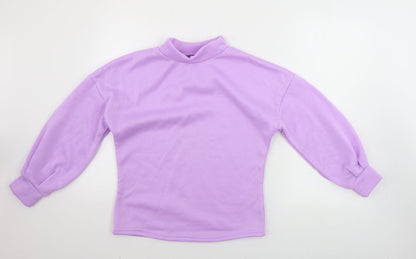 Womens UK Size M Preworn Purple Pullover Jumper