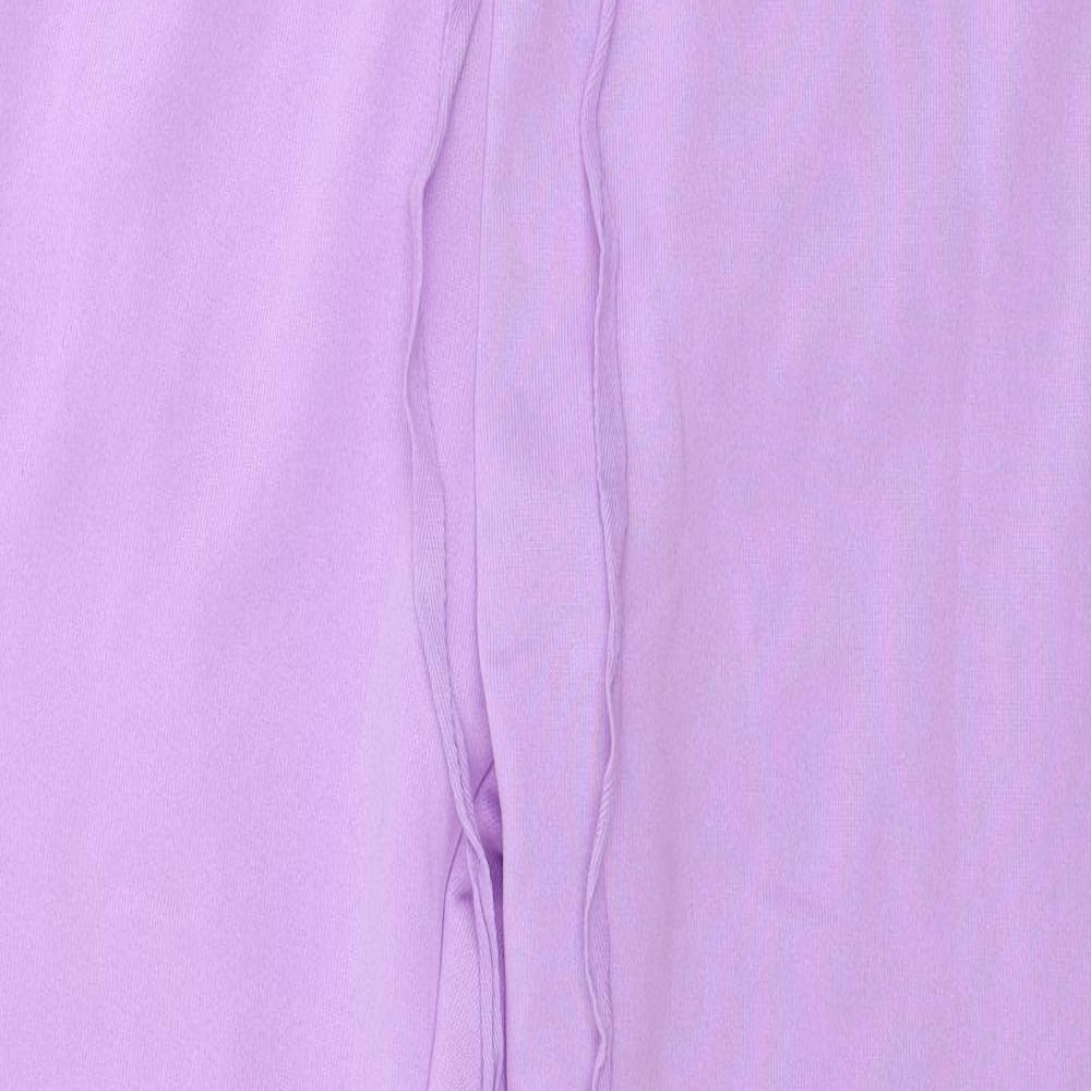 Womens UK Size M Preworn Regular Fit Sweatpants Purple Trousers