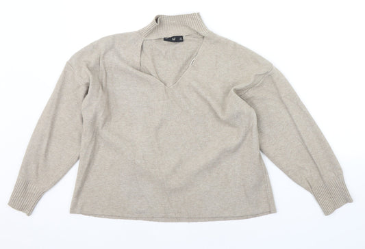 F&F Womens Beige   Pullover Jumper Size 10