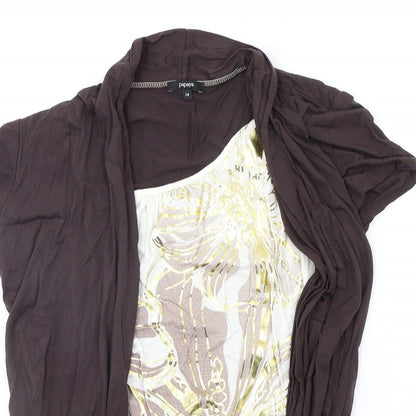 Womens UK Size 14 Papaya Brown Pullover Jumper