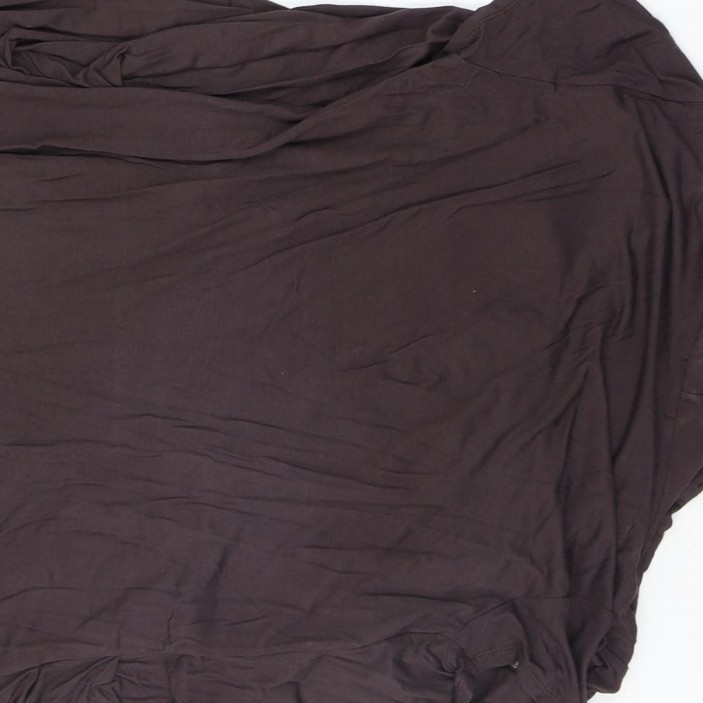 Womens UK Size 14 Papaya Brown Pullover Jumper