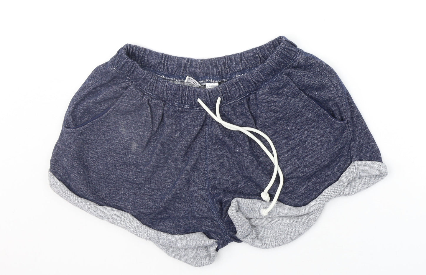 Divided Womens Blue   Sweat Shorts Size M