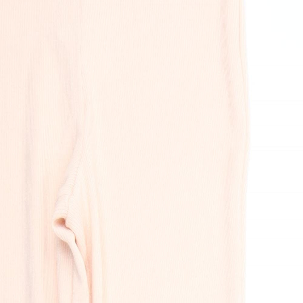 Womens UK Size 32 in Missguided Regular Fit Jogger Beige Trousers