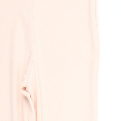 Womens UK Size 32 in Missguided Regular Fit Jogger Beige Trousers
