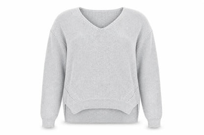 Womens UK Size L Primark Grey Pullover Jumper