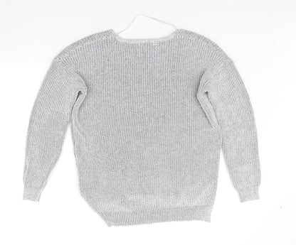 Primark Womens Grey   Pullover Jumper Size L