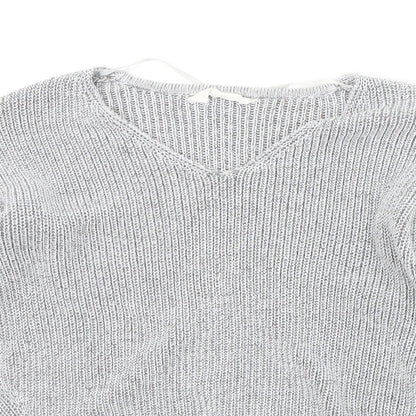 Primark Womens Grey   Pullover Jumper Size L