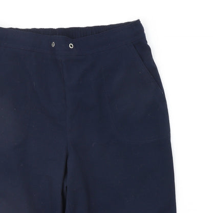 Womens UK Size 16 Papaya Regular Fit  Blue Trousers
