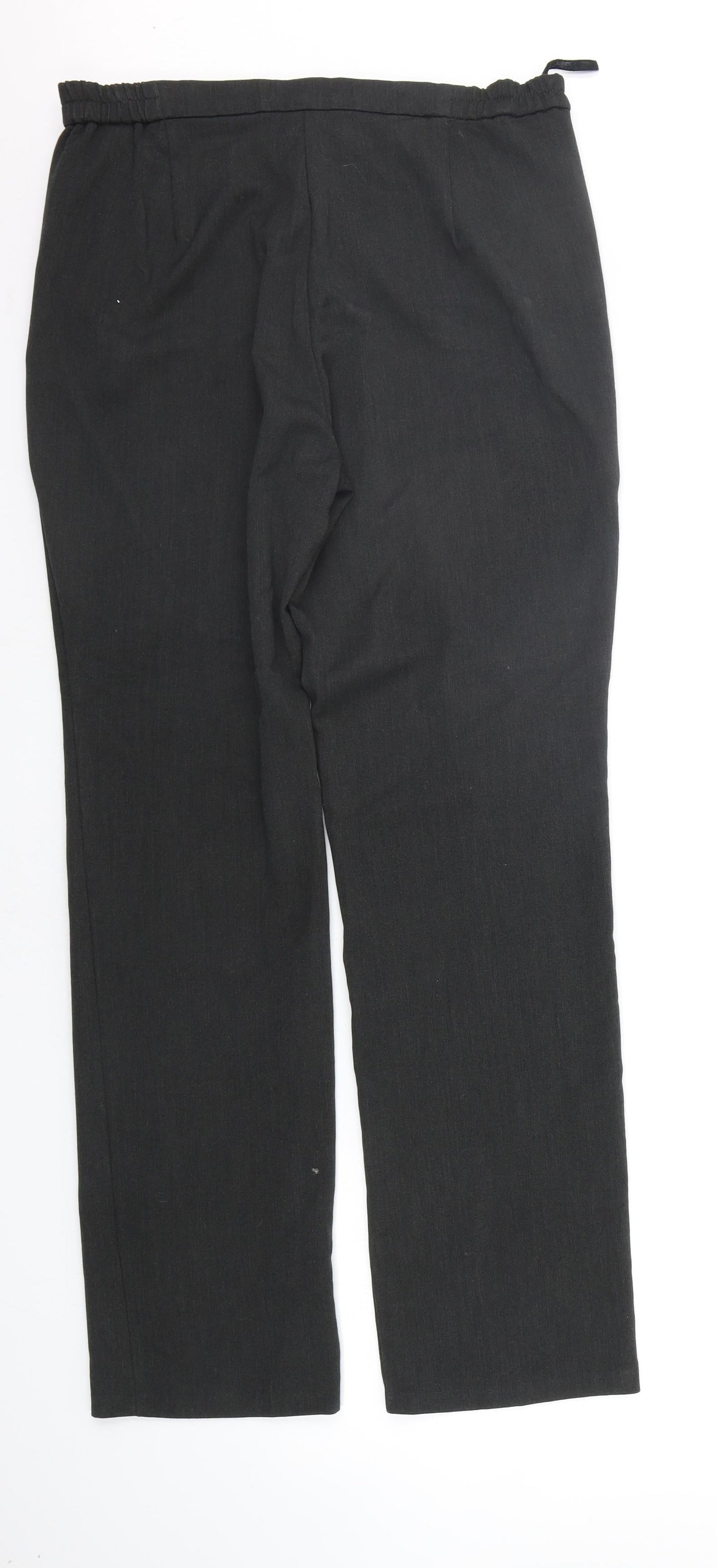 Womens UK Size 12 Marks and Spencer Regular Fit  Grey Trousers