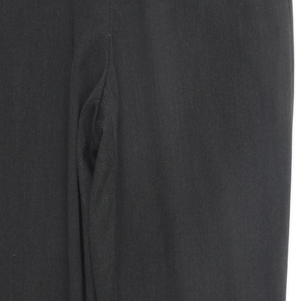 Womens UK Size 12 Marks and Spencer Regular Fit  Grey Trousers