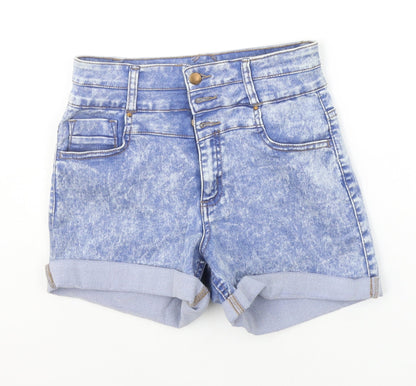 Select Womens Blue   Chino Shorts Size 10