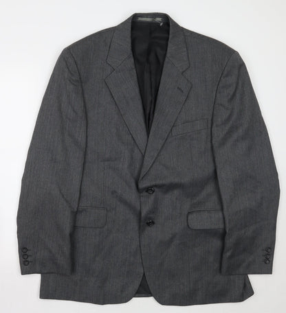 Mens UK Size 44 Hawksmoor Regular Grey Suit Jacket