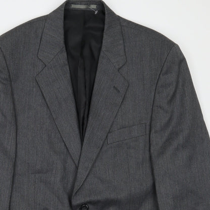 Mens UK Size 44 Hawksmoor Regular Grey Suit Jacket