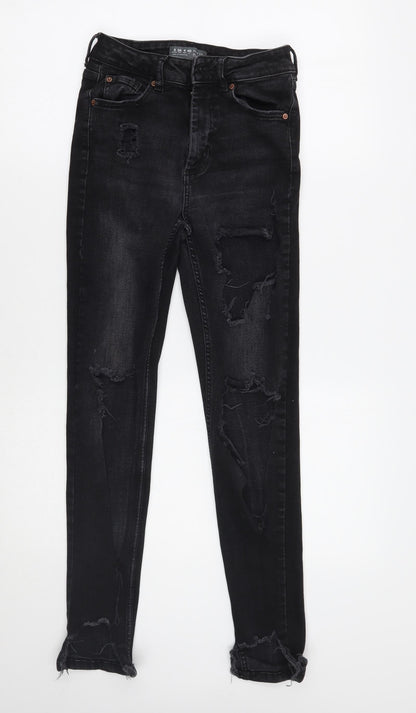 Denim co Womens Black   Skinny Jeans Size 8 L27 in