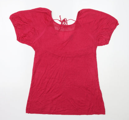 Mystic Womens Pink   Basic T-Shirt Size L