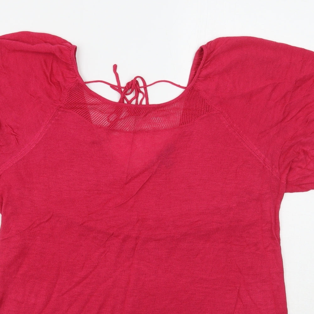 Mystic Womens Pink   Basic T-Shirt Size L