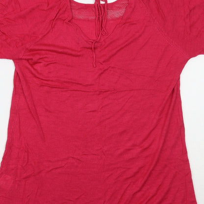 Mystic Womens Pink   Basic T-Shirt Size L