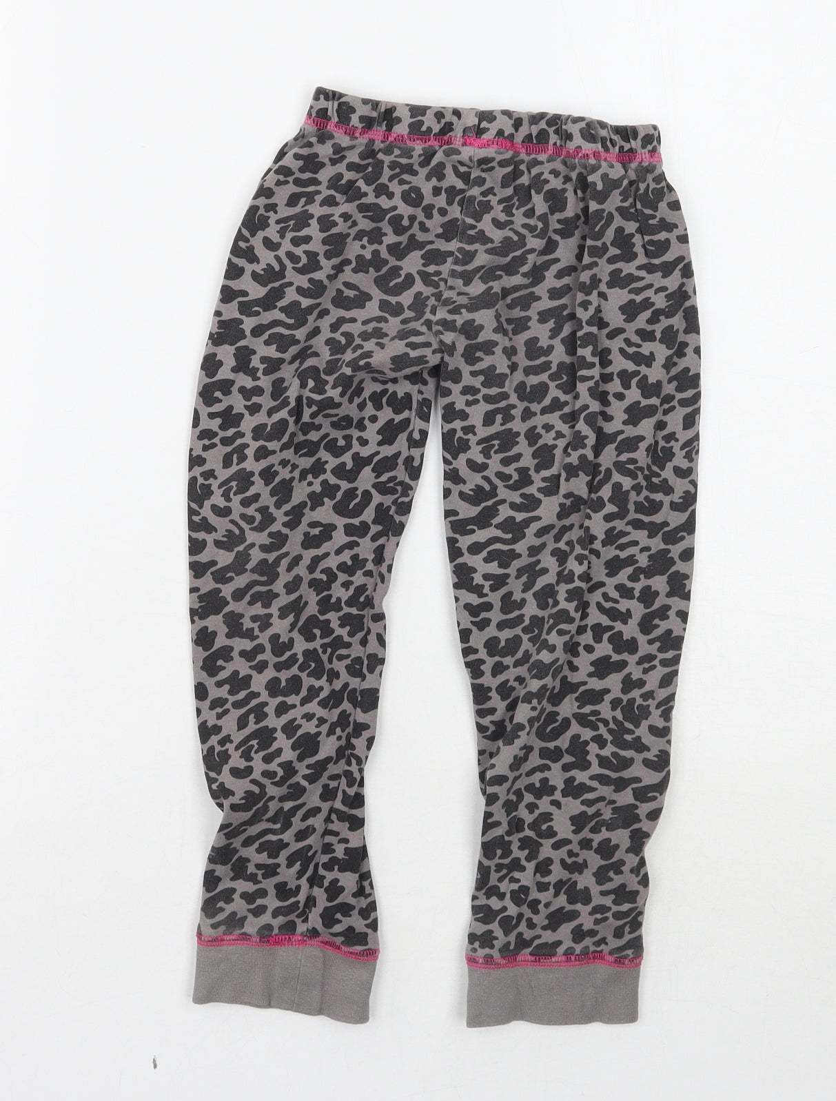 Lily & dan Girls Grey Animal Print   Pyjama Pants Size 5-6 Years