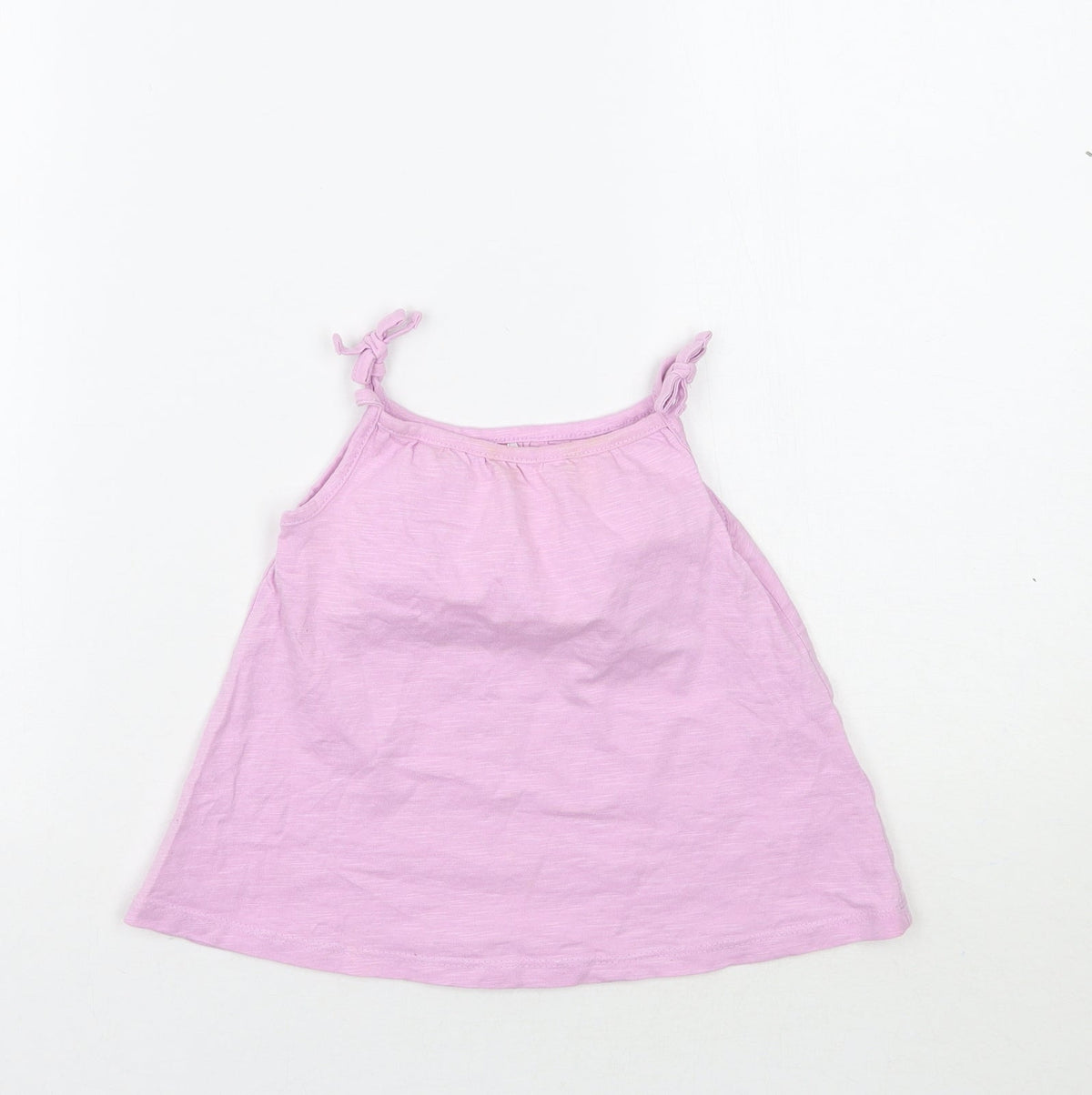 Additional front view of George girls’ purple basic tank, size 2-3, years