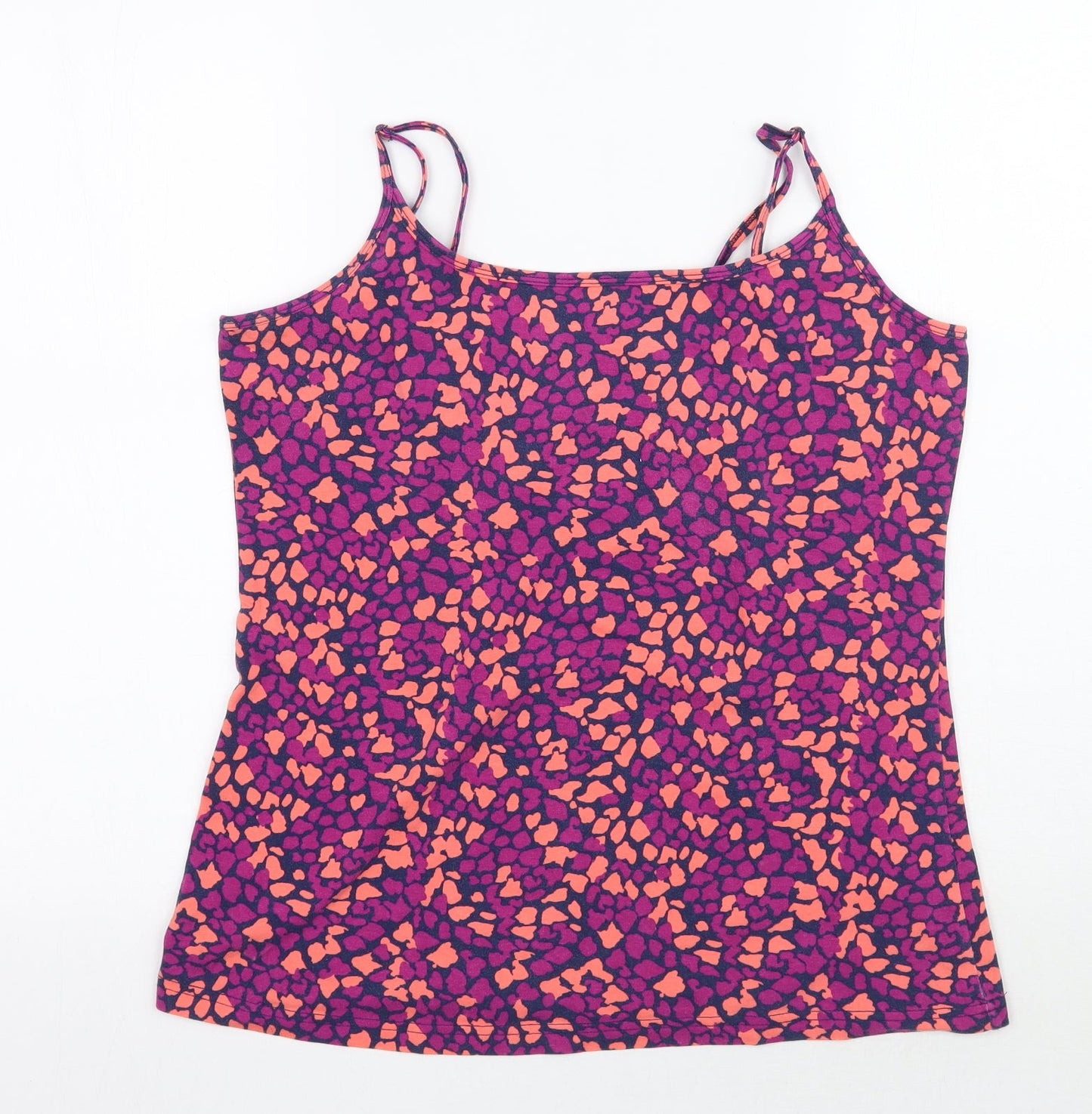 Papaya Mens Pink Animal Print   T-Shirt Size 18