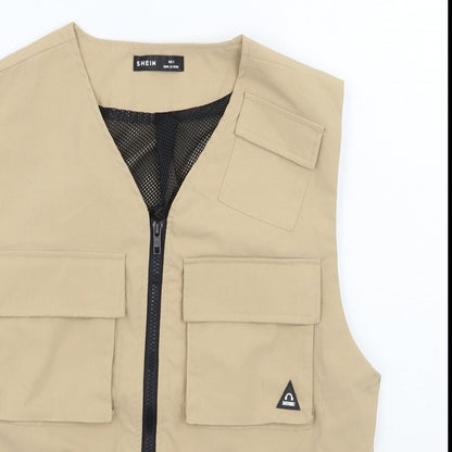 SheIn Womens Beige   Gilet Jacket Size S