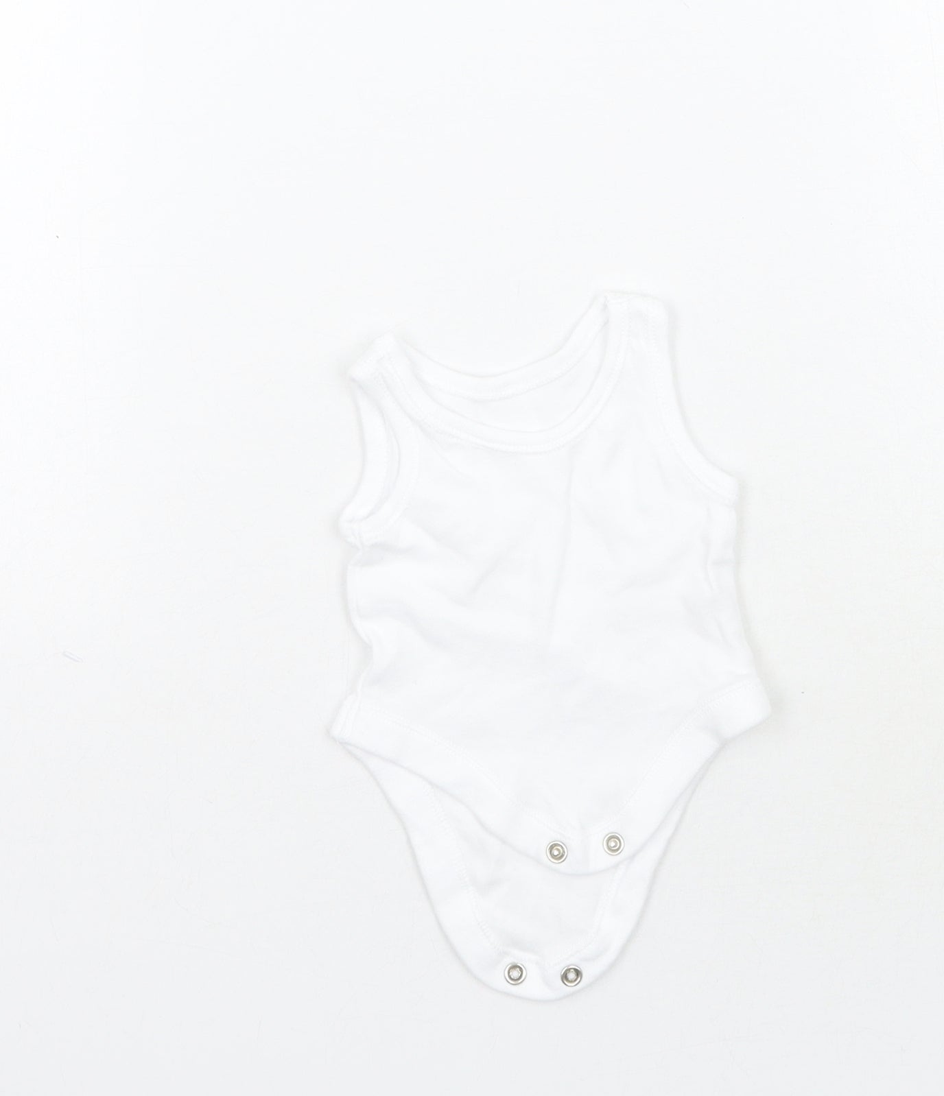 Nutmeg Girls White   Babygrow One-Piece Size Newborn  - Tiny baby