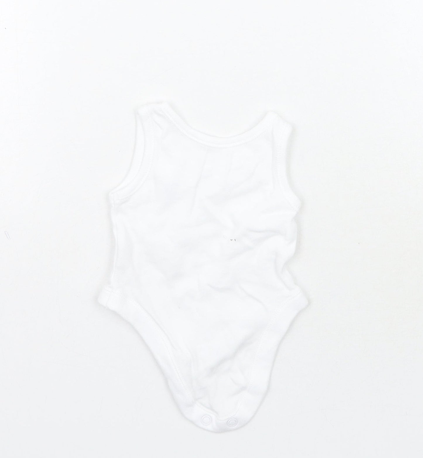 Nutmeg Girls White   Babygrow One-Piece Size Newborn  - Tiny baby