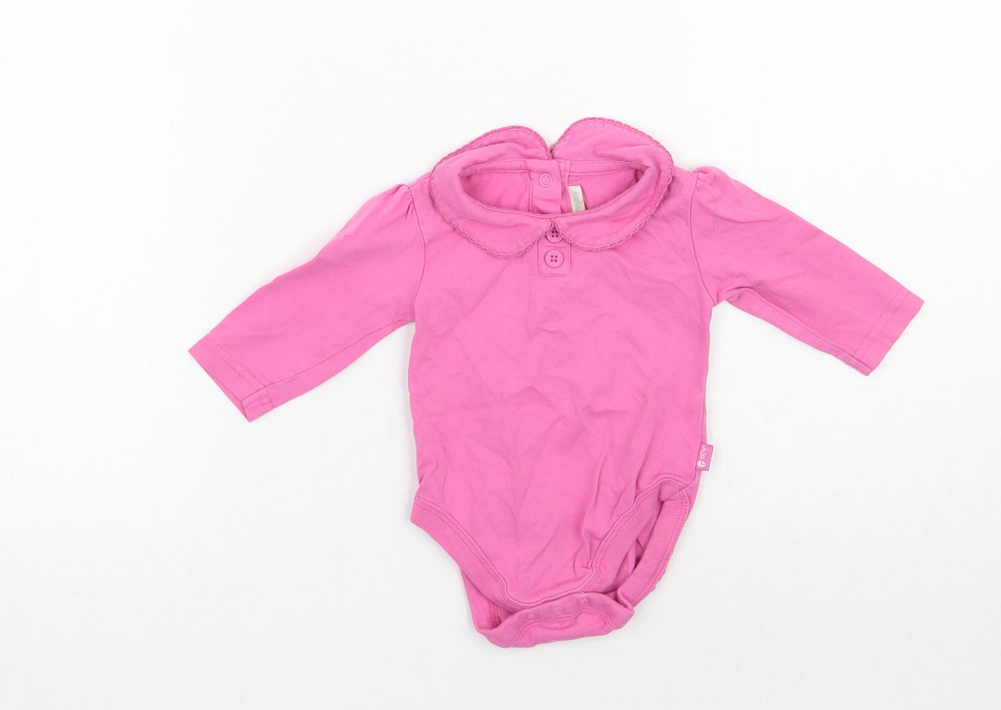 JoJo Maman Bébé Girls Pink   Babygrow One-Piece Size 3-6 Months