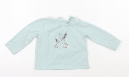 NEXT Girls Green   Basic T-Shirt Size 3-6 Months