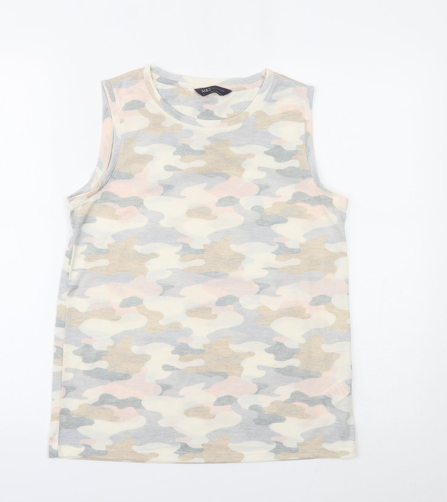 Womens UK Size 6 Marks and Spencer Multicoloured Basic Tank