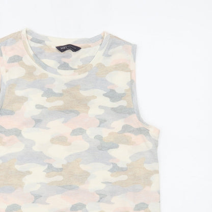 Womens UK Size 6 Marks and Spencer Multicoloured Basic Tank