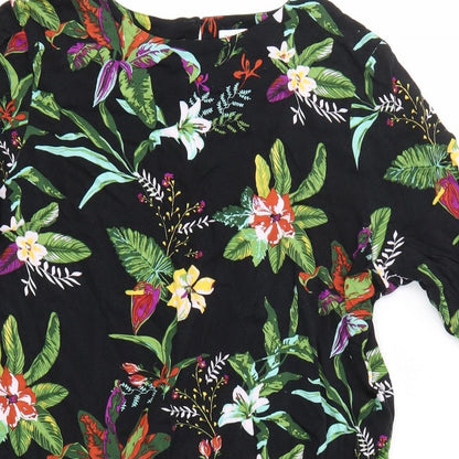 true SPIRIT Womens Multicoloured Floral  Shirt Dress  Size M