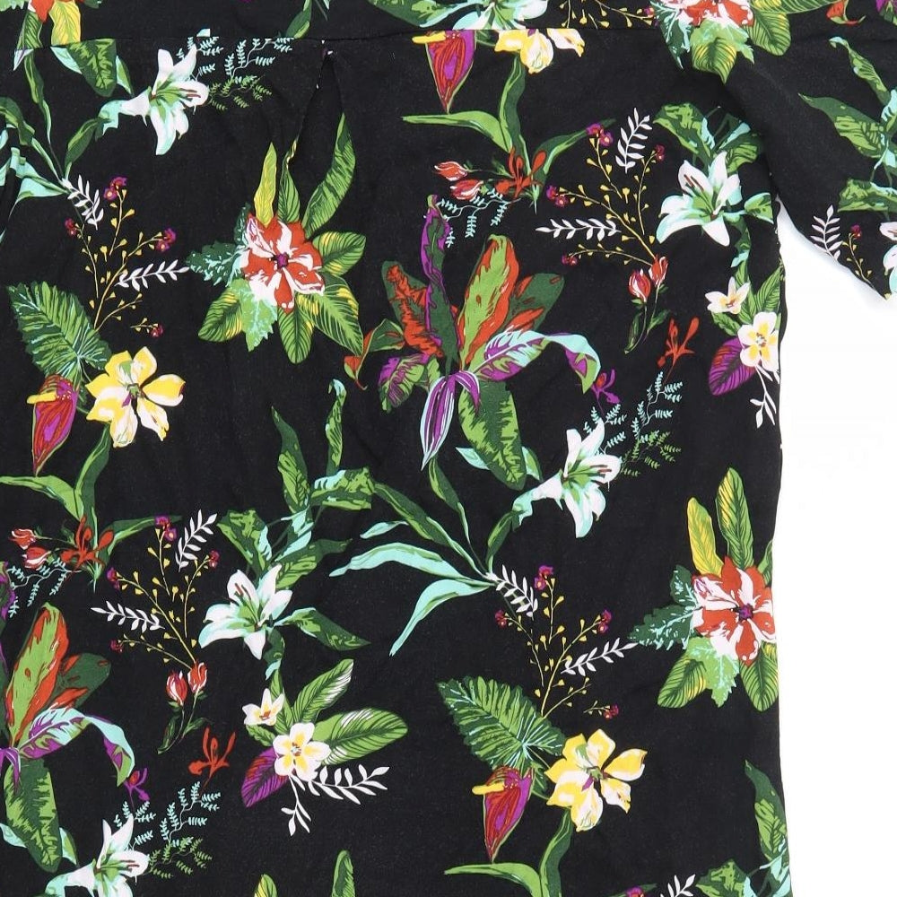 true SPIRIT Womens Multicoloured Floral  Shirt Dress  Size M